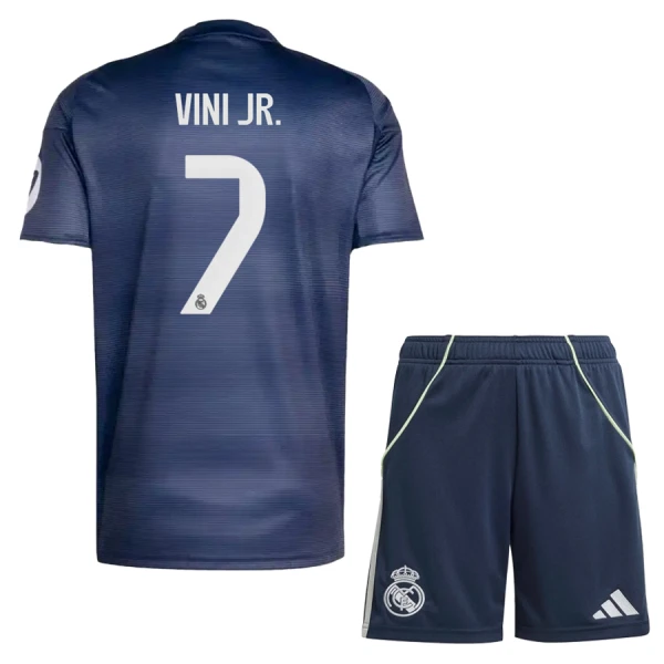 Camisolas Real Madrid Vinicius Junior 7 Criança Equipamento Alternativo 25/26 Camisolas Real Madrid Vinicius Junior 7 Criança Equipamento Alternativo 25/26