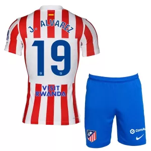 Camisolas Atlético Madrid Julián Álvarez 19 Criança Equipamento Principal 25/26 Camisolas Atlético Madrid Julián Álvarez 19 Criança Equipamento Principal 25/26