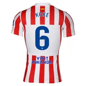 Camisolas Atlético Madrid Koke 6 Equipamento Principal 25/26