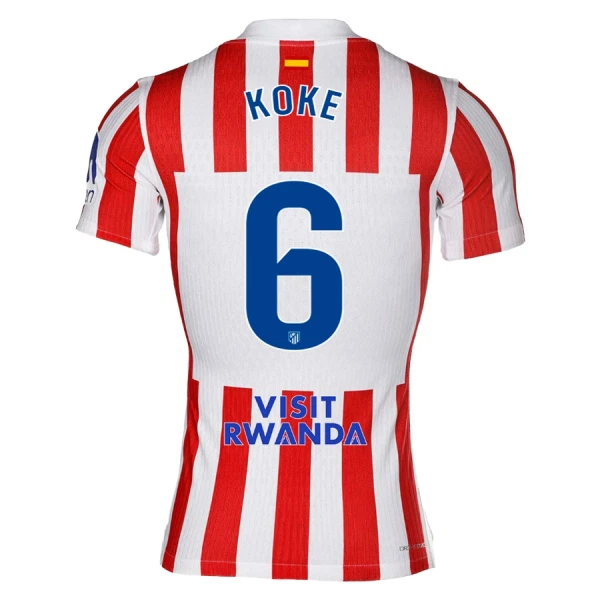 Camisolas Atlético Madrid Koke 6 Equipamento Principal 25/26 Camisolas Atlético Madrid Koke 6 Equipamento Principal 25/26