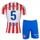 Camisolas Atlético Madrid Rodrigo de Paul 5 Criança Equipamento Principal 25/26 Camisolas Atlético Madrid Rodrigo de Paul 5 Criança Equipamento Principal 25/26
