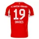 Camisolas FC Bayern de Munique Alphonso Davies 19 Equipamento Principal 25/26 Camisolas FC Bayern de Munique Alphonso Davies 19 Equipamento Principal 25/26