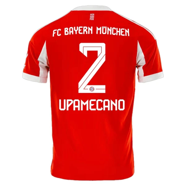 Camisolas FC Bayern de Munique Dayot Upamecano 2 Equipamento Principal 25/26 Camisolas FC Bayern de Munique Dayot Upamecano 2 Equipamento Principal 25/26