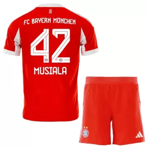 Camisolas FC Bayern de Munique Jamal Musiala 42 Criança Equipamento Principal 25/26 Camisolas FC Bayern de Munique Jamal Musiala 42 Criança Equipamento Principal 25/26