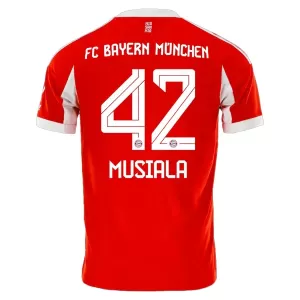 Camisolas FC Bayern de Munique Jamal Musiala 42 Equipamento Principal 25/26 Camisolas FC Bayern de Munique Jamal Musiala 42 Equipamento Principal 25/26