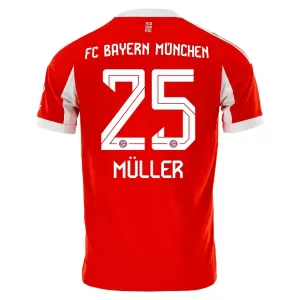 Camisolas FC Bayern de Munique Thomas Müller 25 Equipamento Principal 25/26 Camisolas FC Bayern de Munique Thomas Müller 25 Equipamento Principal 25/26