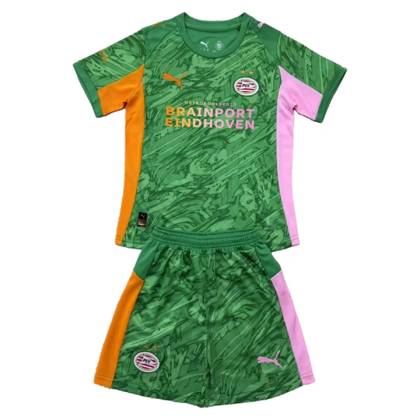 Camisolas Guarda Redes PSV Eindhoven Criança 25/26 Verde Camisolas Guarda Redes PSV Eindhoven Criança 25/26 Verde