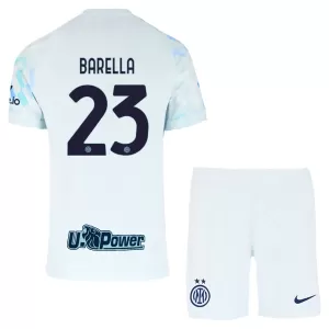 Camisolas Inter Milan Barella 23 Criança Equipamento Alternativo 25/26 Camisolas Inter Milan Barella 23 Criança Equipamento Alternativo 25/26