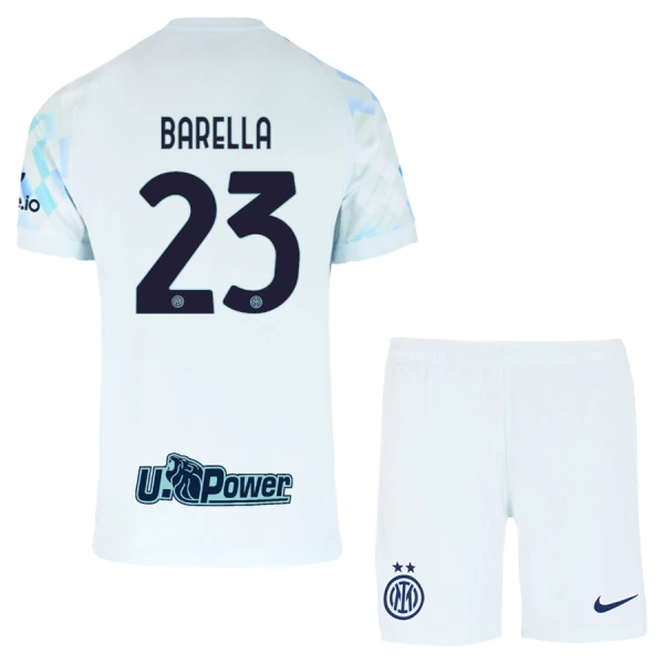Camisolas Inter Milan Barella 23 Criança Equipamento Alternativo 25/26 Camisolas Inter Milan Barella 23 Criança Equipamento Alternativo 25/26