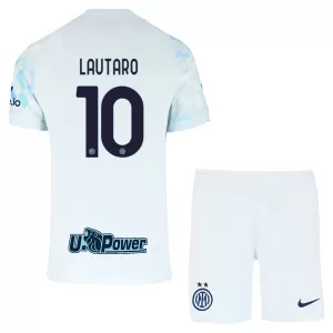 Camisolas Inter Milan Lautaro Martínez 10 Criança Equipamento Alternativo 25/26 Camisolas Inter Milan Lautaro Martínez 10 Criança Equipamento Alternativo 25/26