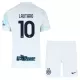 Camisolas Inter Milan Lautaro Martínez 10 Criança Equipamento Alternativo 25/26 Camisolas Inter Milan Lautaro Martínez 10 Criança Equipamento Alternativo 25/26
