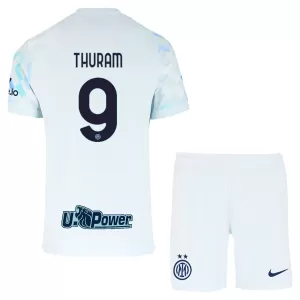 Camisolas Inter Milan Thuram 9 Criança Equipamento Alternativo 25/26 Camisolas Inter Milan Thuram 9 Criança Equipamento Alternativo 25/26