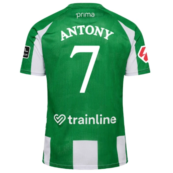 Camisolas Real Betis Antony Santos 7 Equipamento Principal 25/26 Camisolas Real Betis Antony Santos 7 Equipamento Principal 25/26