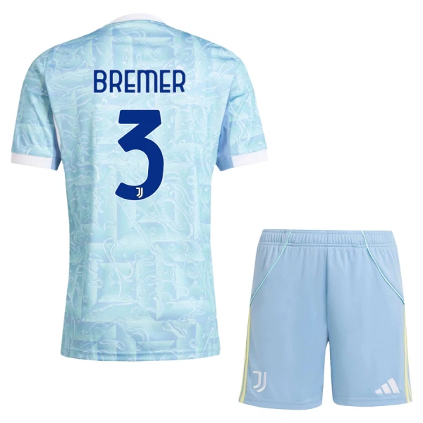 Camisolas Juventus Bremer 3 Criança Equipamento Alternativo 25/26 Camisolas Juventus Bremer 3 Criança Equipamento Alternativo 25/26