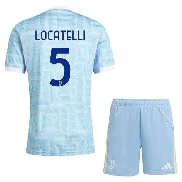 Camisolas Juventus Locatelli 5 Criança Equipamento Alternativo 25/26 Camisolas Juventus Locatelli 5 Criança Equipamento Alternativo 25/26