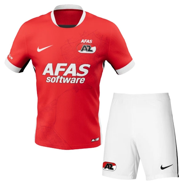 Camisolas AZ Alkmaar Criança Equipamento Principal 25/26