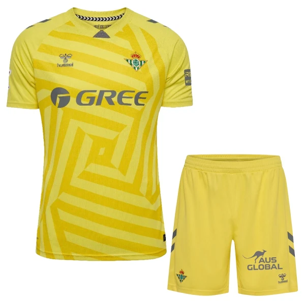 Camisolas Guarda Redes Real Betis Criança 25/26 Amarelo