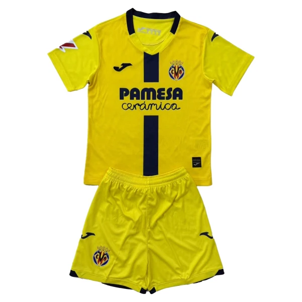 Camisolas Villarreal Criança Equipamento Principal 25/26