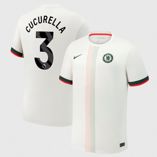 Camisolas Chelsea Cucurella 3 Equipamento Alternativo 25/26