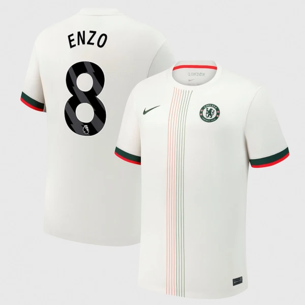 Camisolas Chelsea Enzo Fernández 8 Equipamento Alternativo 25/26