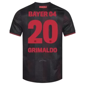 Camisolas Bayer 04 Leverkusen Alejandro Grimaldo 20 Equipamento Principal 25/26 Camisolas Bayer 04 Leverkusen Alejandro Grimaldo 20 Equipamento Principal 25/26