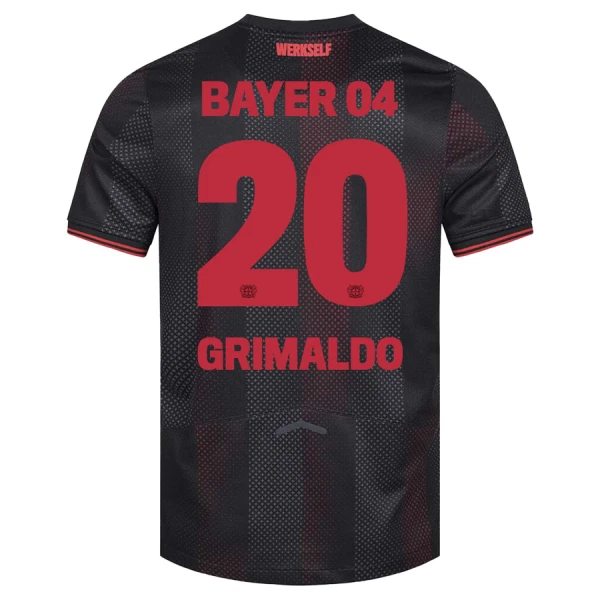 Camisolas Bayer 04 Leverkusen Alejandro Grimaldo 20 Equipamento Principal 25/26