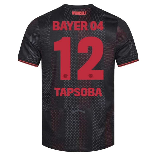 Camisolas Bayer 04 Leverkusen Edmond Tapsoba 12 Equipamento Principal 25/26