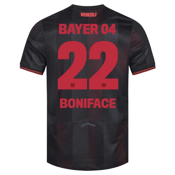 Camisolas Bayer 04 Leverkusen Victor Boniface 22 Equipamento Principal 25/26