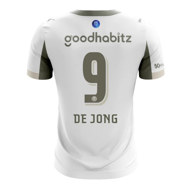 Camisolas PSV Eindhoven De Jong 9 Equipamento Terceiro 25/26