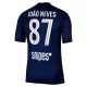 Camisolas Paris Saint-Germain Joao Neves 87 Equipamento Principal 25/26