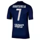 Camisolas Paris Saint-Germain Kvaratskhelia 7 Equipamento Principal 25/26