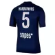 Camisolas Paris Saint-Germain Marquinhos 5 Equipamento Principal 25/26