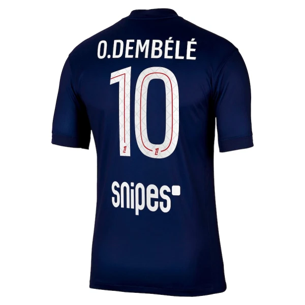 Camisolas Paris Saint-Germain Ousmane Dembélé 10 Equipamento Principal 25/26