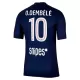 Camisolas Paris Saint-Germain Ousmane Dembélé 10 Equipamento Principal 25/26