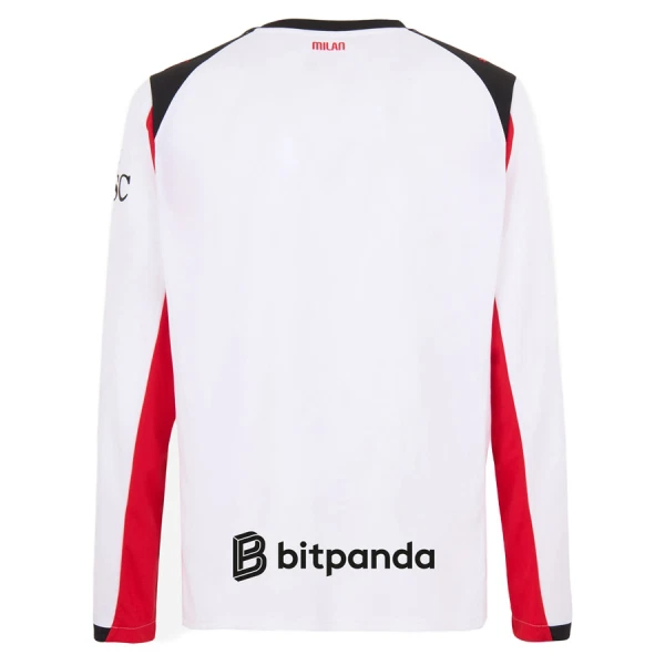 Camisolas AC Milan Equipamento Alternativo 25/26 Manga Comprida