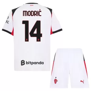 Camisolas AC Milan Luka Modric 14 Criança Equipamento Alternativo 25/26 Camisolas AC Milan Luka Modric 14 Criança Equipamento Alternativo 25/26