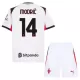 Camisolas AC Milan Luka Modric 14 Criança Equipamento Alternativo 25/26 Camisolas AC Milan Luka Modric 14 Criança Equipamento Alternativo 25/26