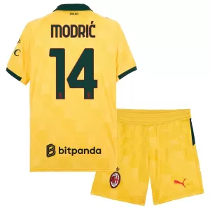 Camisolas AC Milan Luka Modric 14 Criança Equipamento Terceiro 25/26 Camisolas AC Milan Luka Modric 14 Criança Equipamento Terceiro 25/26