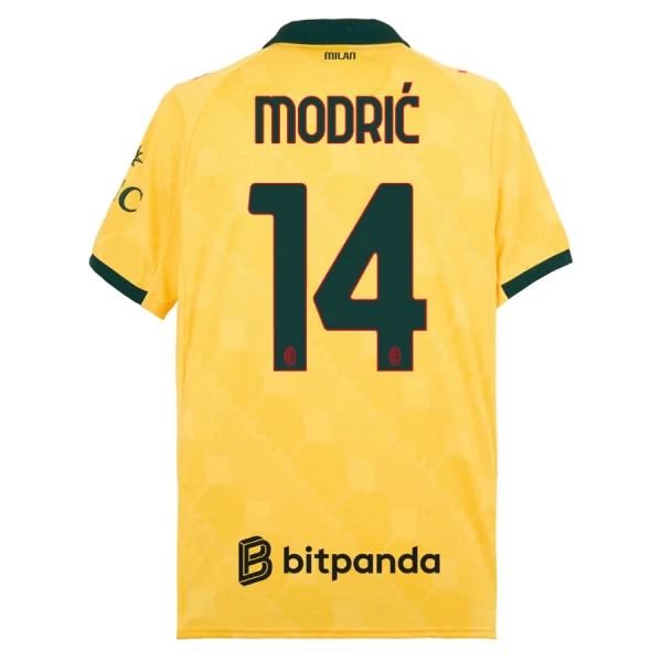Camisolas AC Milan Luka Modric 14 Equipamento Terceiro 25/26 Camisolas AC Milan Luka Modric 14 Equipamento Terceiro 25/26