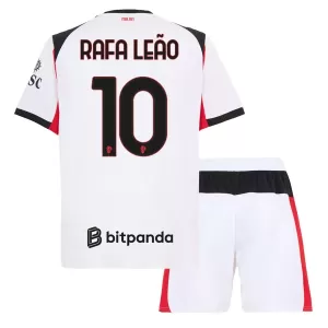 Camisolas AC Milan Rafael Leão 10 Criança Equipamento Alternativo 25/26