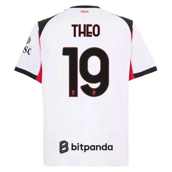Camisolas AC Milan Theo Hernandez 19 Equipamento Alternativo 25/26 Camisolas AC Milan Theo Hernandez 19 Equipamento Alternativo 25/26