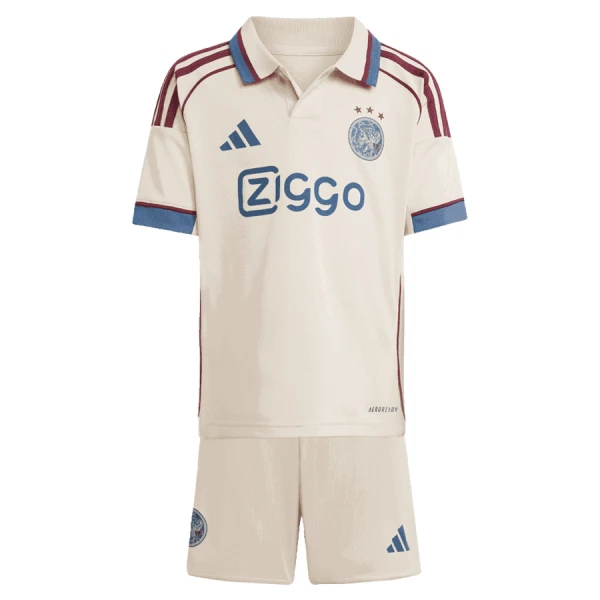 Camisolas Ajax Amsterdam Criança Equipamento Terceiro 25/26 Camisolas Ajax Amsterdam Criança Equipamento Terceiro 25/26