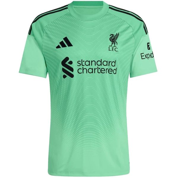 Camisolas Guarda Redes Liverpool 25/26 Verde Camisolas Guarda Redes Liverpool 25/26 Verde
