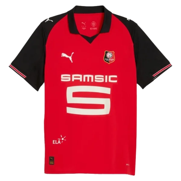 Camisolas Stade Rennais Equipamento Principal 25/26 Camisolas Stade Rennais Equipamento Principal 25/26
