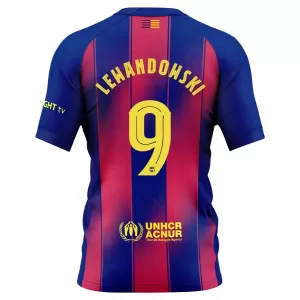 Camisolas FC Barcelona Robert Lewandowski 9 Equipamento Principal 25/26 Camisolas FC Barcelona Robert Lewandowski 9 Equipamento Principal 25/26