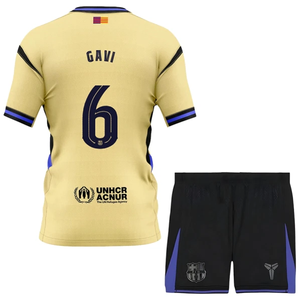 Camisolas FC Barcelona x Kobe Bryant Gavi 6 Criança Equipamento Alternativo 25/26 Camisolas FC Barcelona x Kobe Bryant Gavi 6 Criança Equipamento Alternativo 25/26