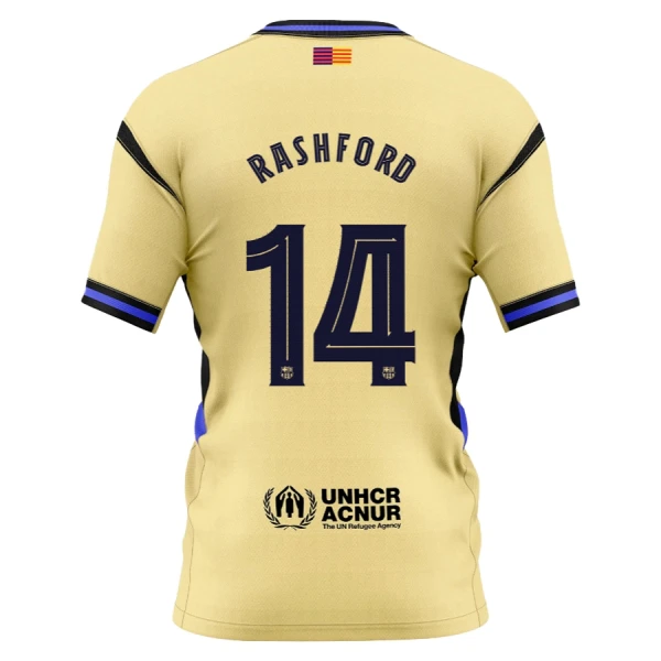 Camisolas FC Barcelona x Kobe Bryant Marcus Rashford 14 Equipamento Alternativo 25/26 Camisolas FC Barcelona x Kobe Bryant Marcus Rashford 14 Equipamento Alternativo 25/26