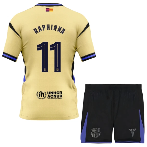 Camisolas FC Barcelona x Kobe Bryant Raphinha 11 Criança Equipamento Alternativo 25/26 Camisolas FC Barcelona x Kobe Bryant Raphinha 11 Criança Equipamento Alternativo 25/26