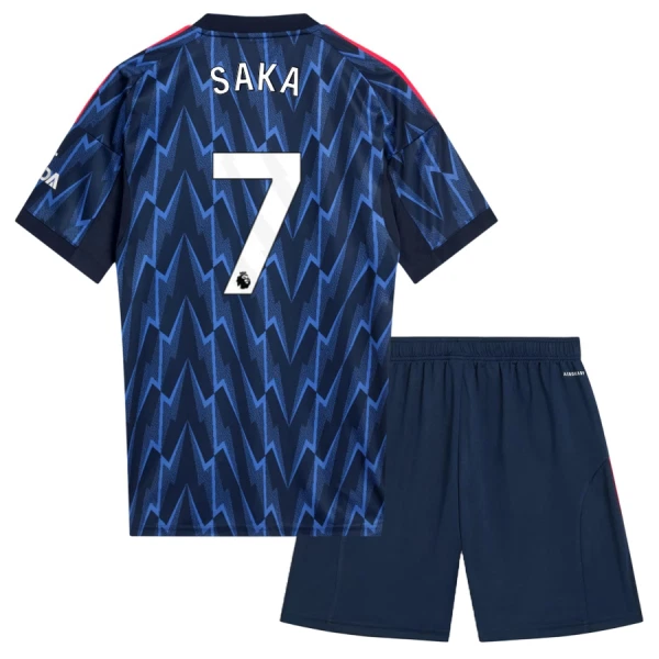 Camisolas Arsenal Bukayo Saka 7 Criança Equipamento Alternativo 25/26 Camisolas Arsenal Bukayo Saka 7 Criança Equipamento Alternativo 25/26