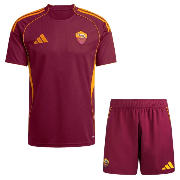Camisolas AS Roma Criança Equipamento Principal 25/26 Camisolas AS Roma Criança Equipamento Principal 25/26